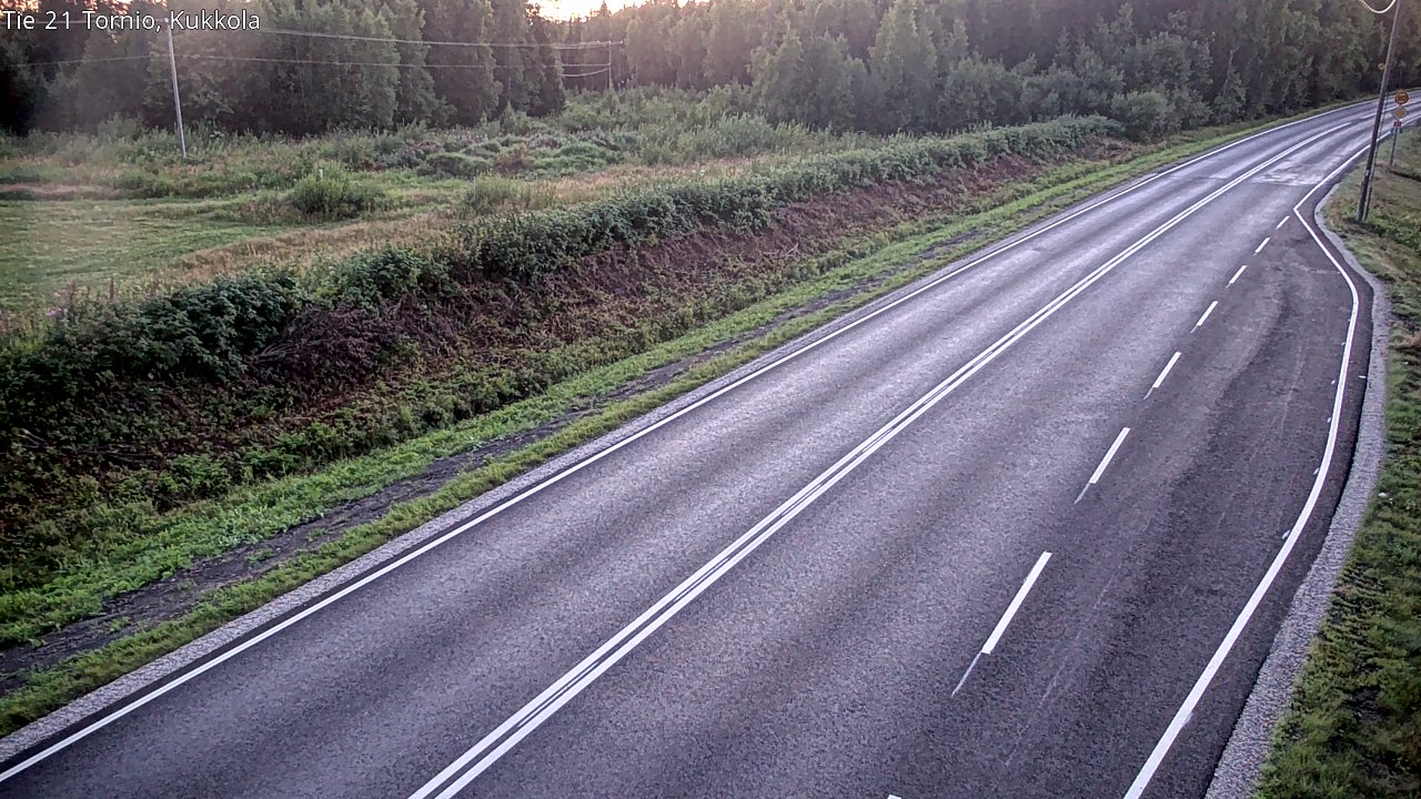 Kelikamerat Kuva Tie 21 Tornio, Kukkola, Tornio, Lappi