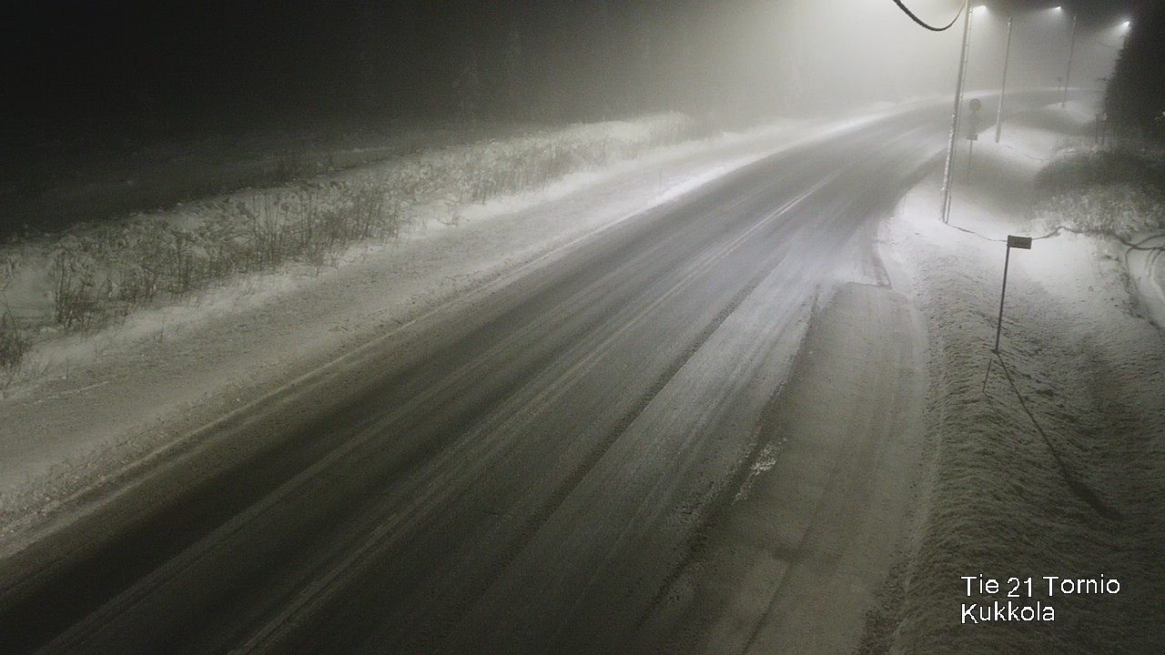 Weather Camera Image Road 21 Tornio, Kukkola, Tornio, Lappi