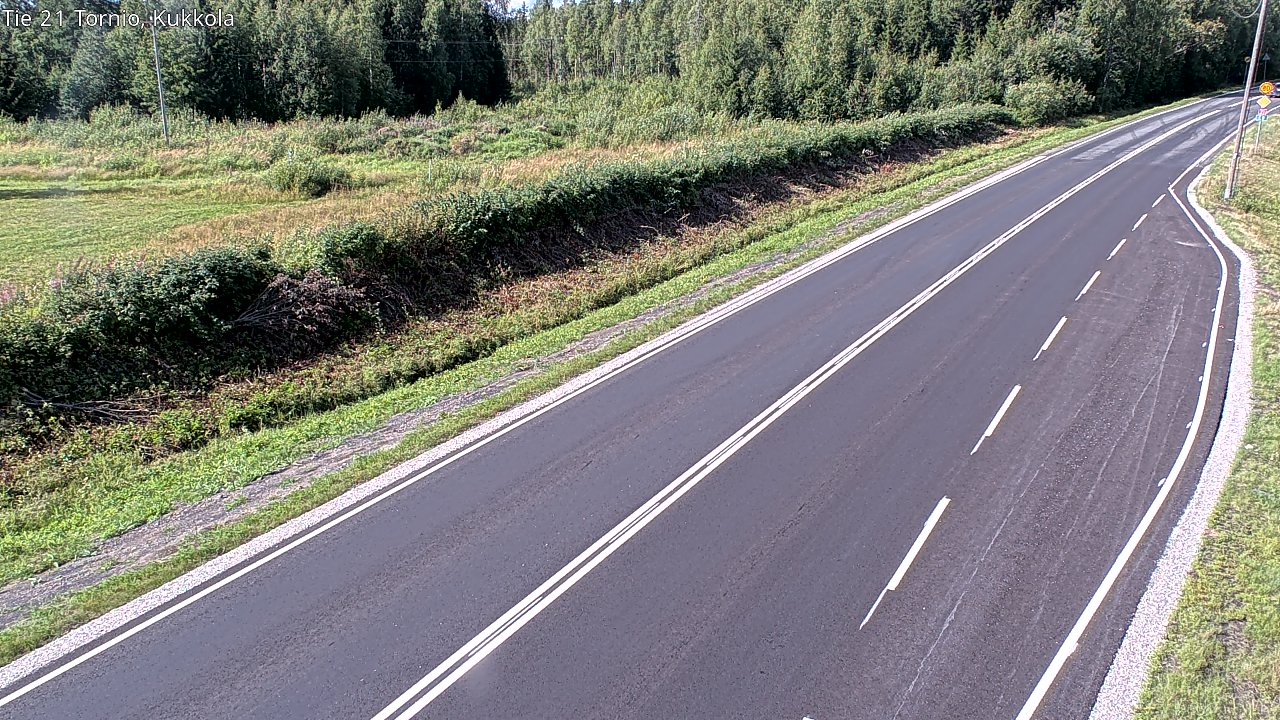 Kelikamerat Kuva Tie 21 Tornio, Kukkola, Tornio, Lappi