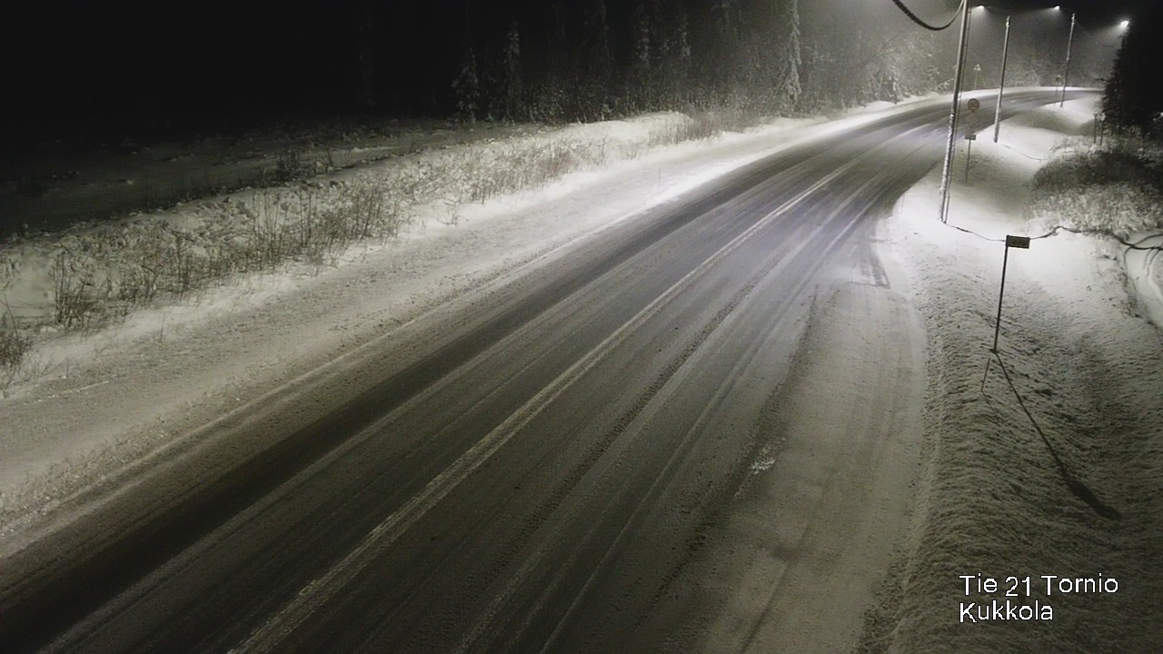 Weather Camera Image Road 21 Tornio, Kukkola, Tornio, Lappi