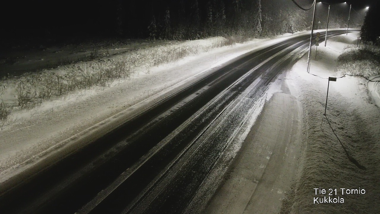 Weather Camera Image Road 21 Tornio, Kukkola, Tornio, Lappi