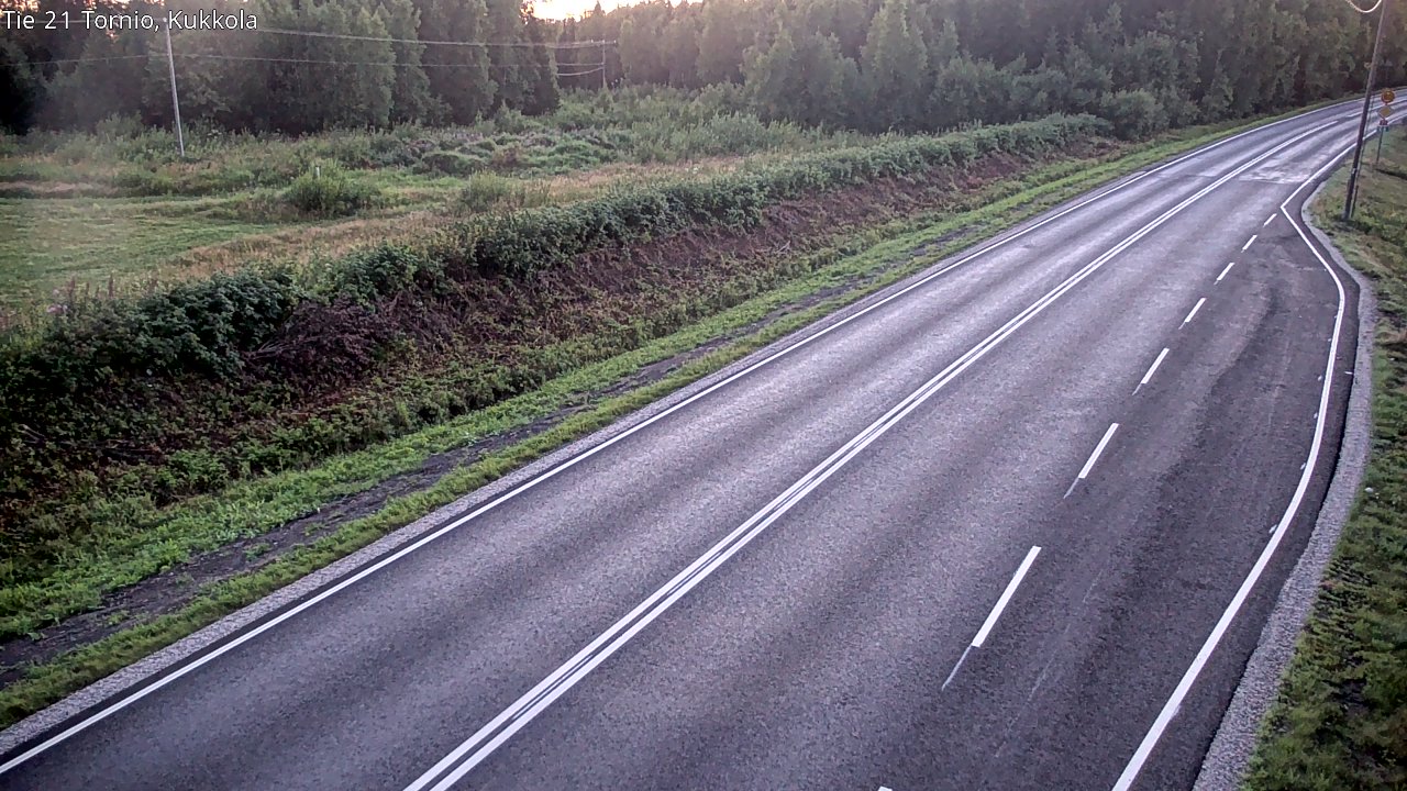Kelikamerat Kuva Tie 21 Tornio, Kukkola, Tornio, Lappi