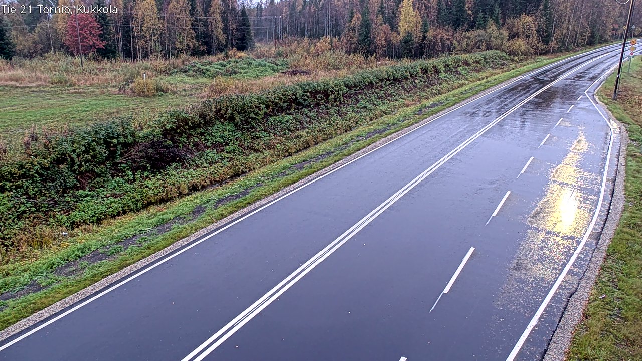 Kelikamerat Kuva Tie 21 Tornio, Kukkola, Tornio, Lappi