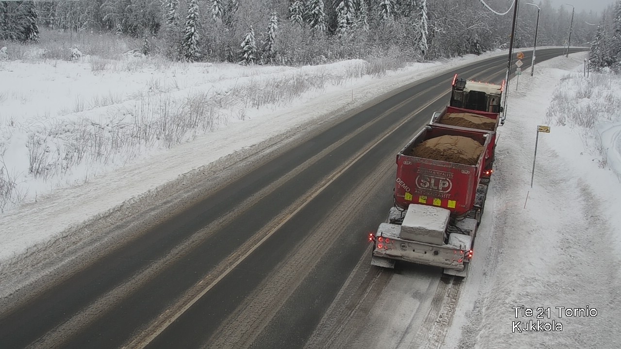 Weather Camera Image Road 21 Tornio, Kukkola, Tornio, Lappi