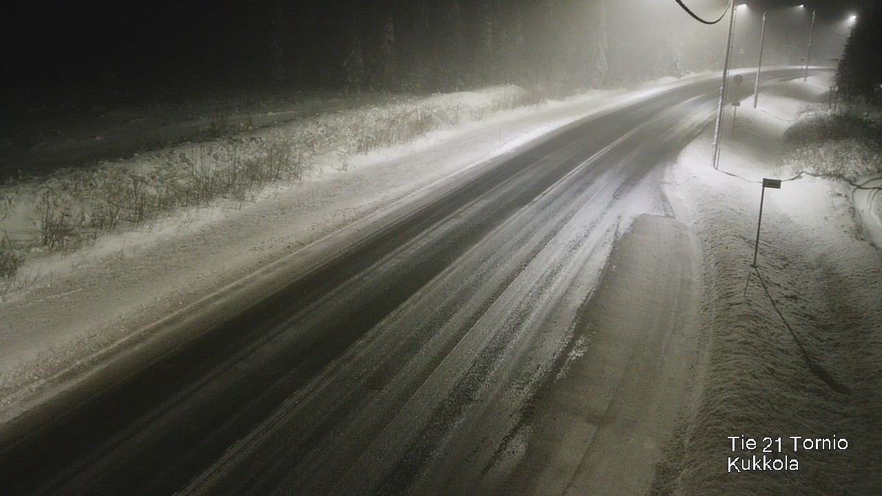 Weather Camera Image Road 21 Tornio, Kukkola, Tornio, Lappi
