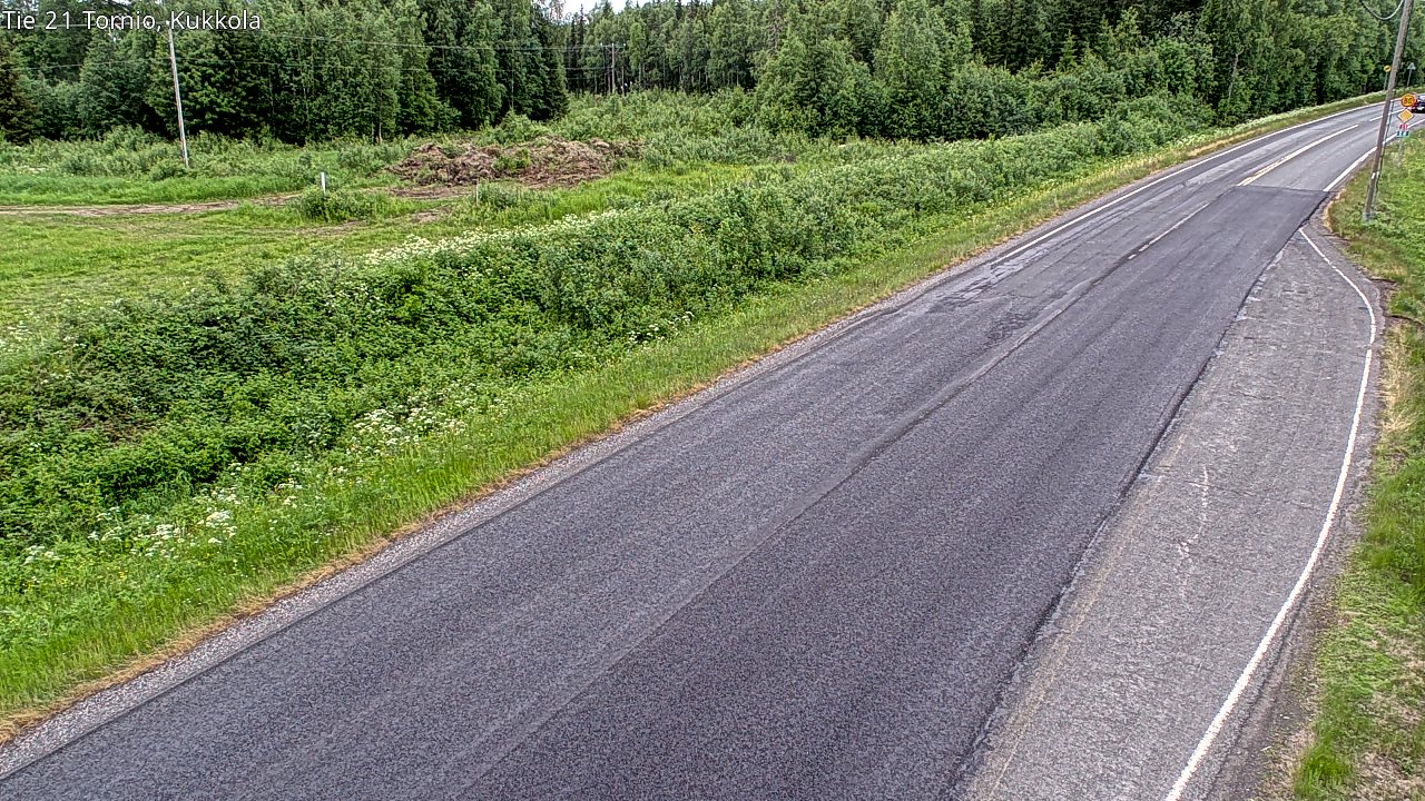 Kelikamerat Kuva Tie 21 Tornio, Kukkola, Tornio, Lappi