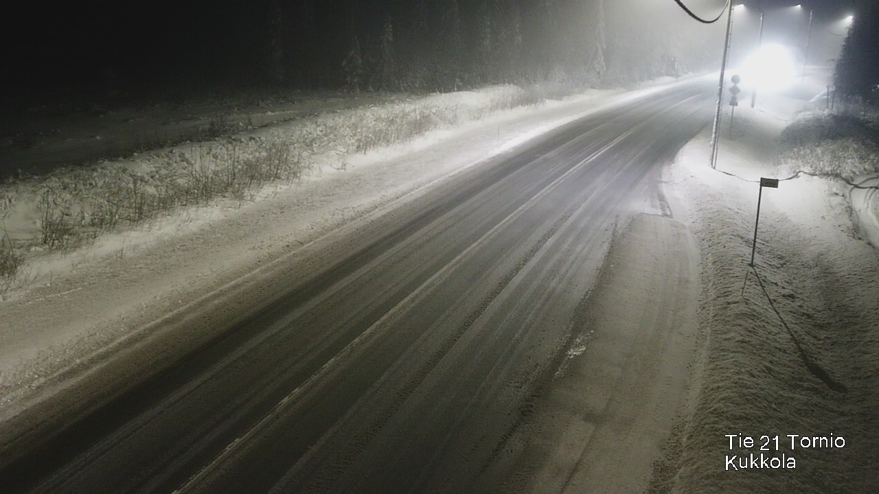Weather Camera Image Road 21 Tornio, Kukkola, Tornio, Lappi