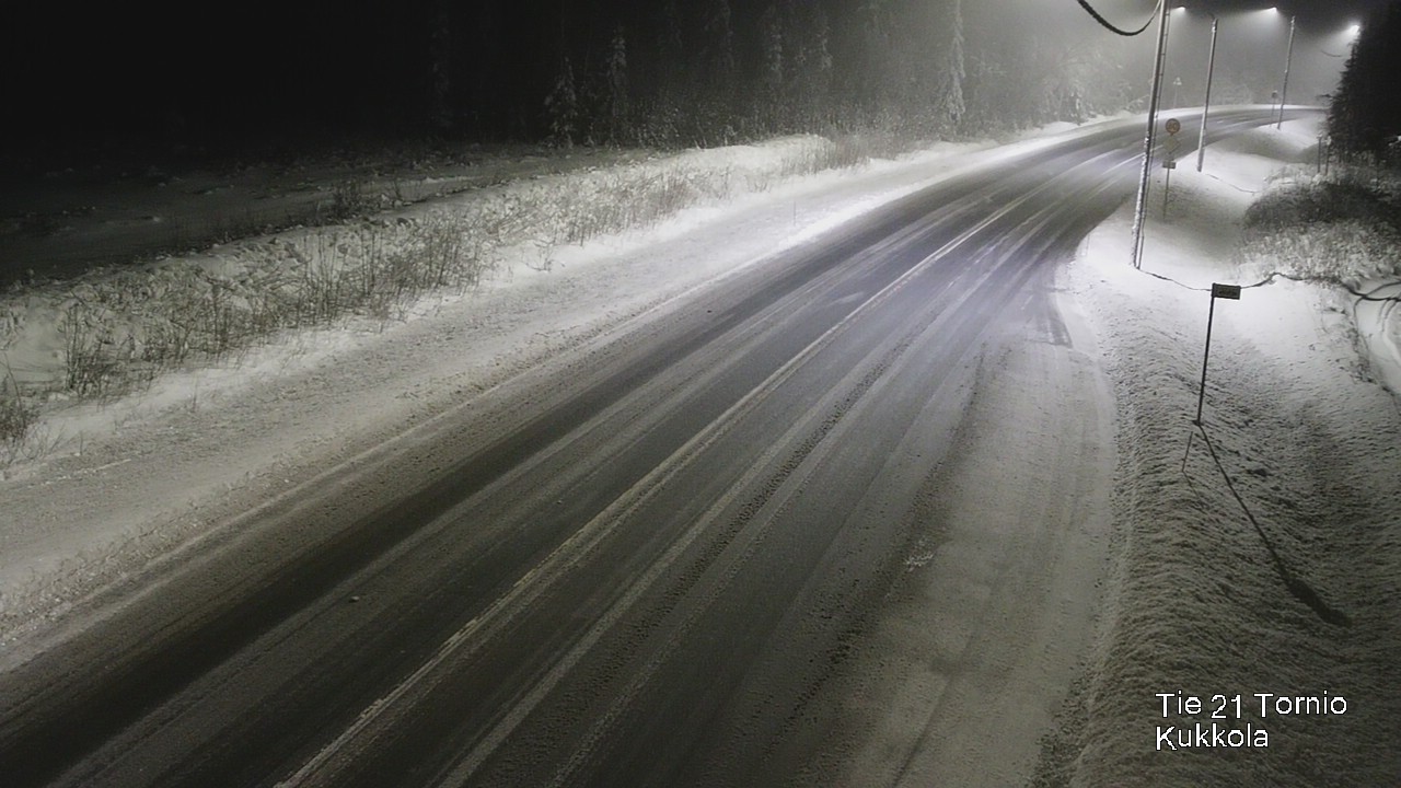 Weather Camera Image Road 21 Tornio, Kukkola, Tornio, Lappi