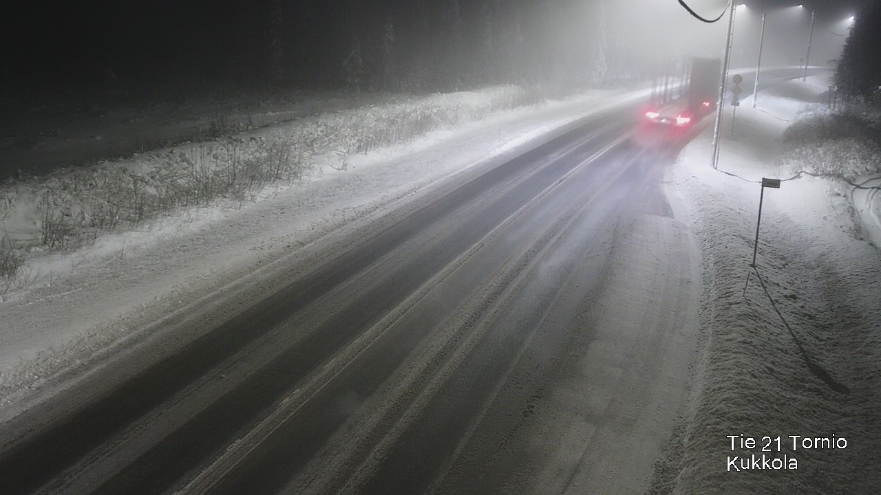 Weather Camera Image Road 21 Tornio, Kukkola, Tornio, Lappi