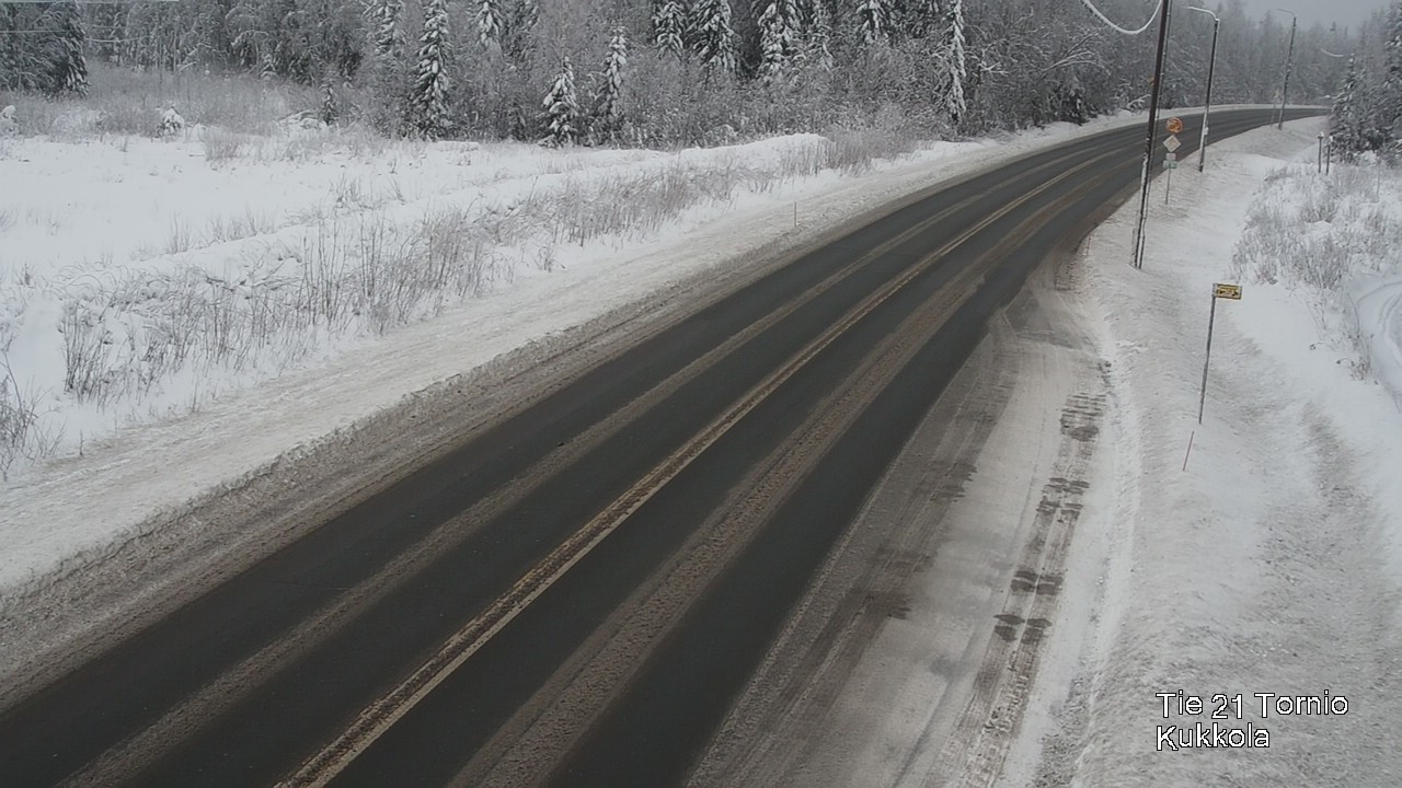 Weather Camera Image Road 21 Tornio, Kukkola, Tornio, Lappi