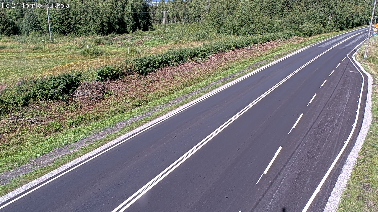 Kelikamerat Kuva Tie 21 Tornio, Kukkola, Tornio, Lappi