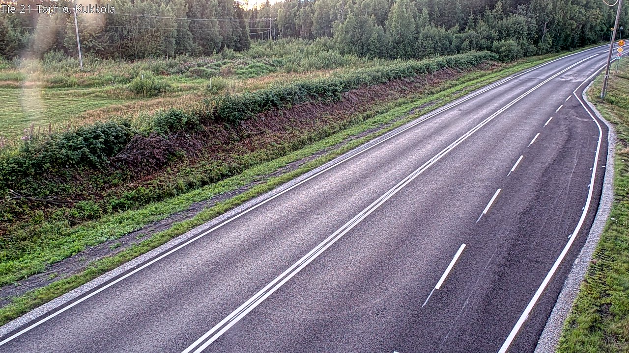 Kelikamerat Kuva Tie 21 Tornio, Kukkola, Tornio, Lappi