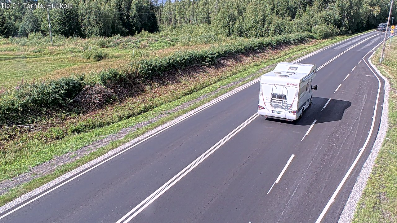 Kelikamerat Kuva Tie 21 Tornio, Kukkola, Tornio, Lappi
