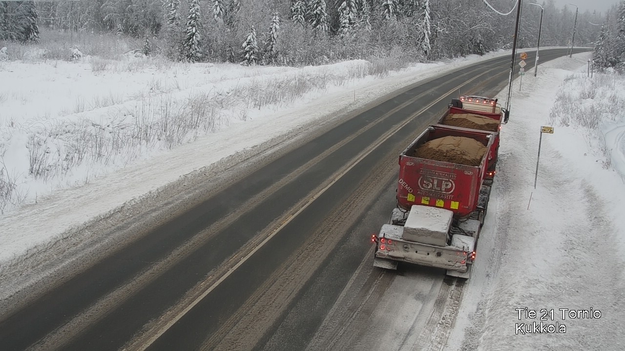 Weather Camera Image Road 21 Tornio, Kukkola, Tornio, Lappi