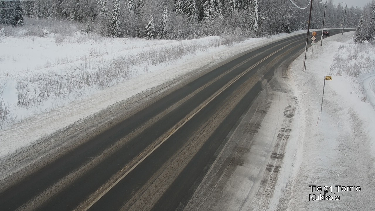 Weather Camera Image Road 21 Tornio, Kukkola, Tornio, Lappi