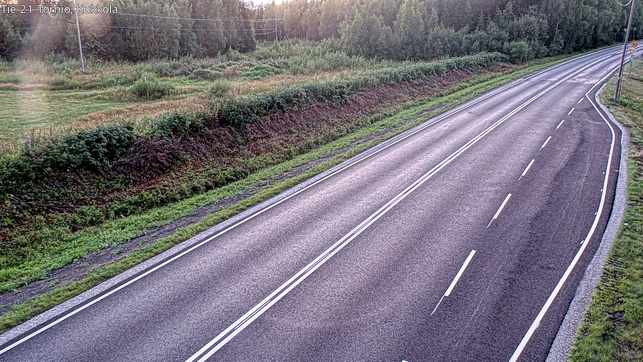 Kelikamerat Kuva Tie 21 Tornio, Kukkola, Tornio, Lappi