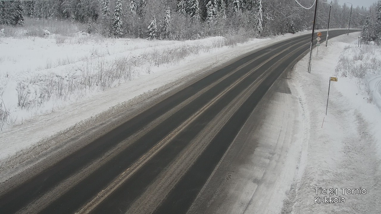 Weather Camera Image Road 21 Tornio, Kukkola, Tornio, Lappi