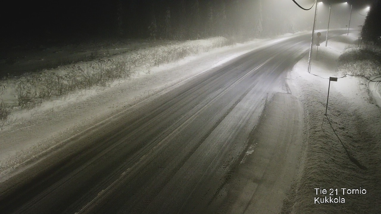 Weather Camera Image Road 21 Tornio, Kukkola, Tornio, Lappi