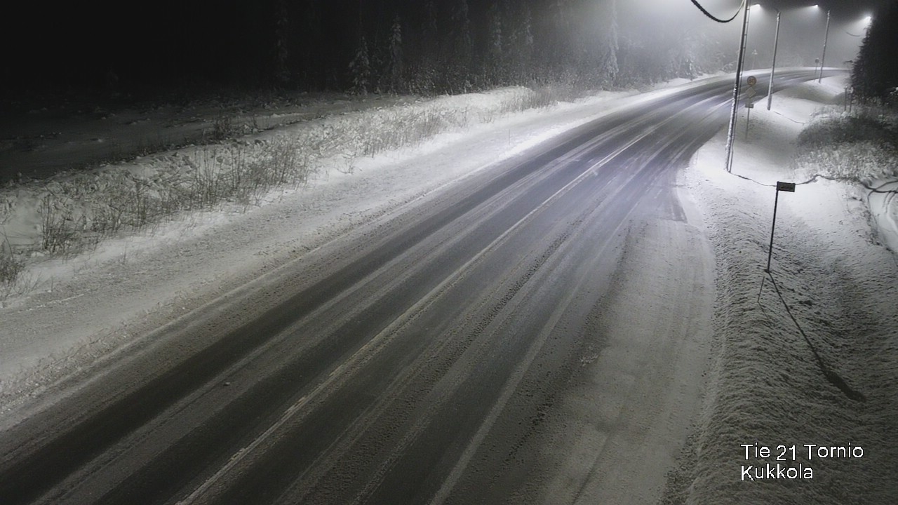 Weather Camera Image Road 21 Tornio, Kukkola, Tornio, Lappi
