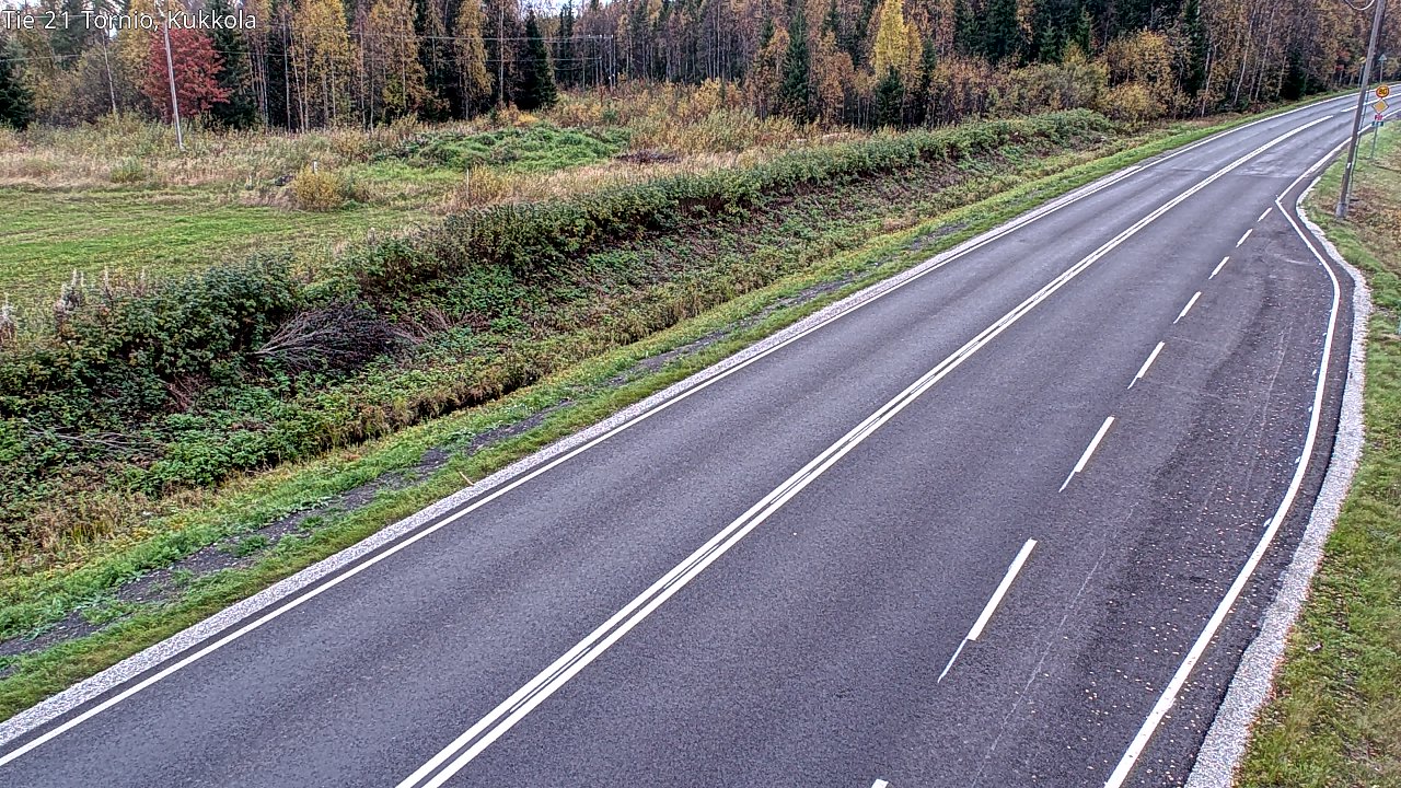 Kelikamerat Kuva Tie 21 Tornio, Kukkola, Tornio, Lappi