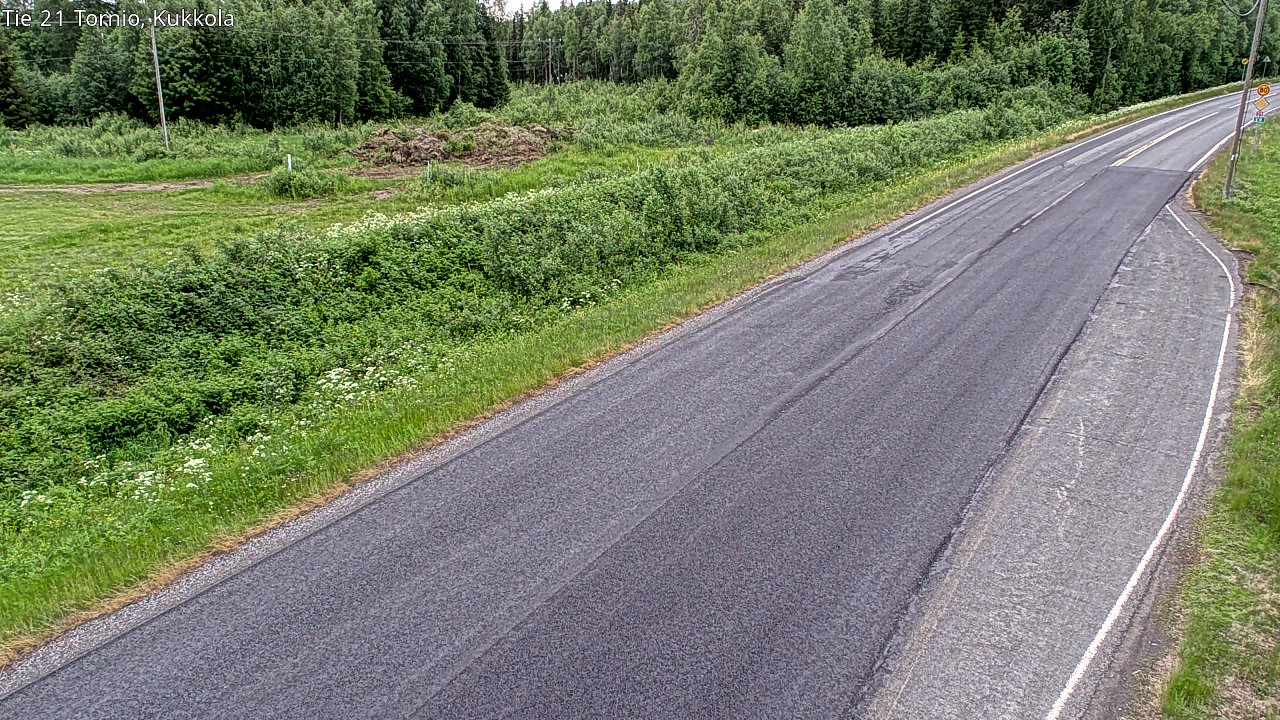 Kelikamerat Kuva Tie 21 Tornio, Kukkola, Tornio, Lappi