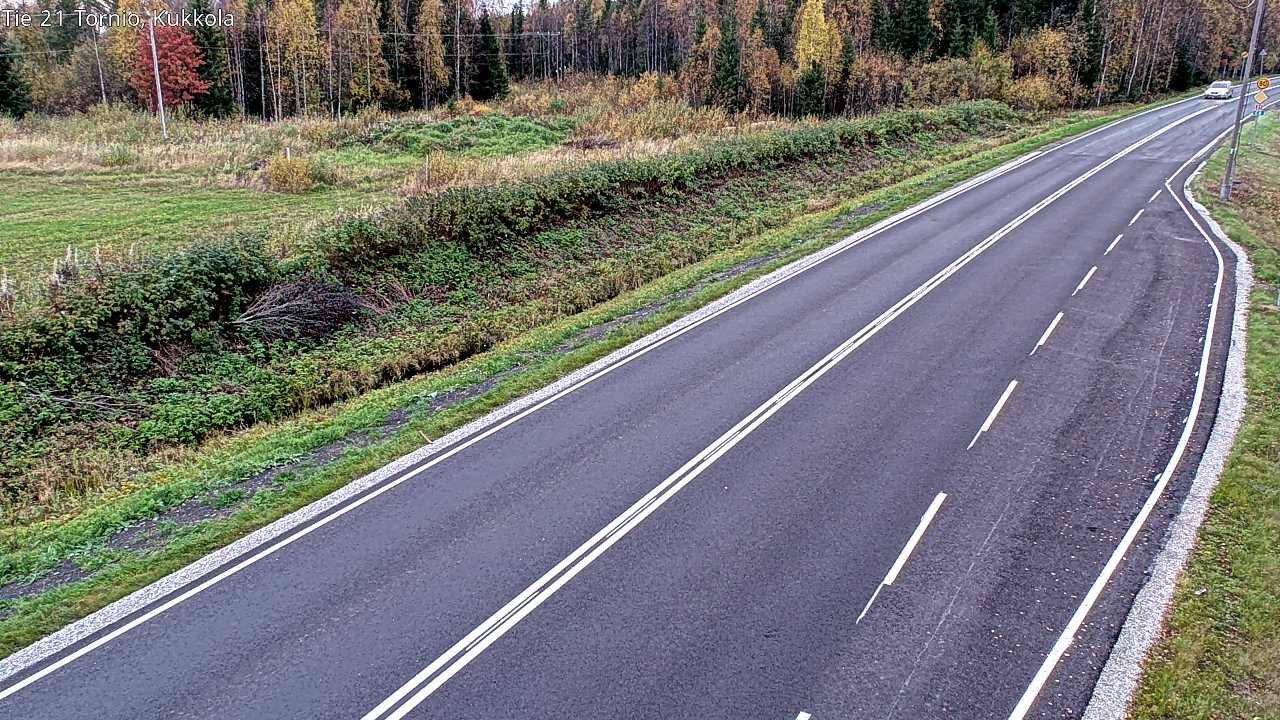 Kelikamerat Kuva Tie 21 Tornio, Kukkola, Tornio, Lappi
