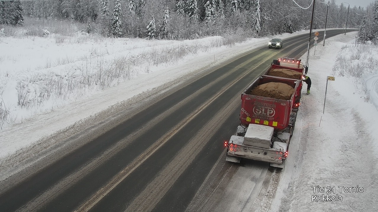 Weather Camera Image Road 21 Tornio, Kukkola, Tornio, Lappi