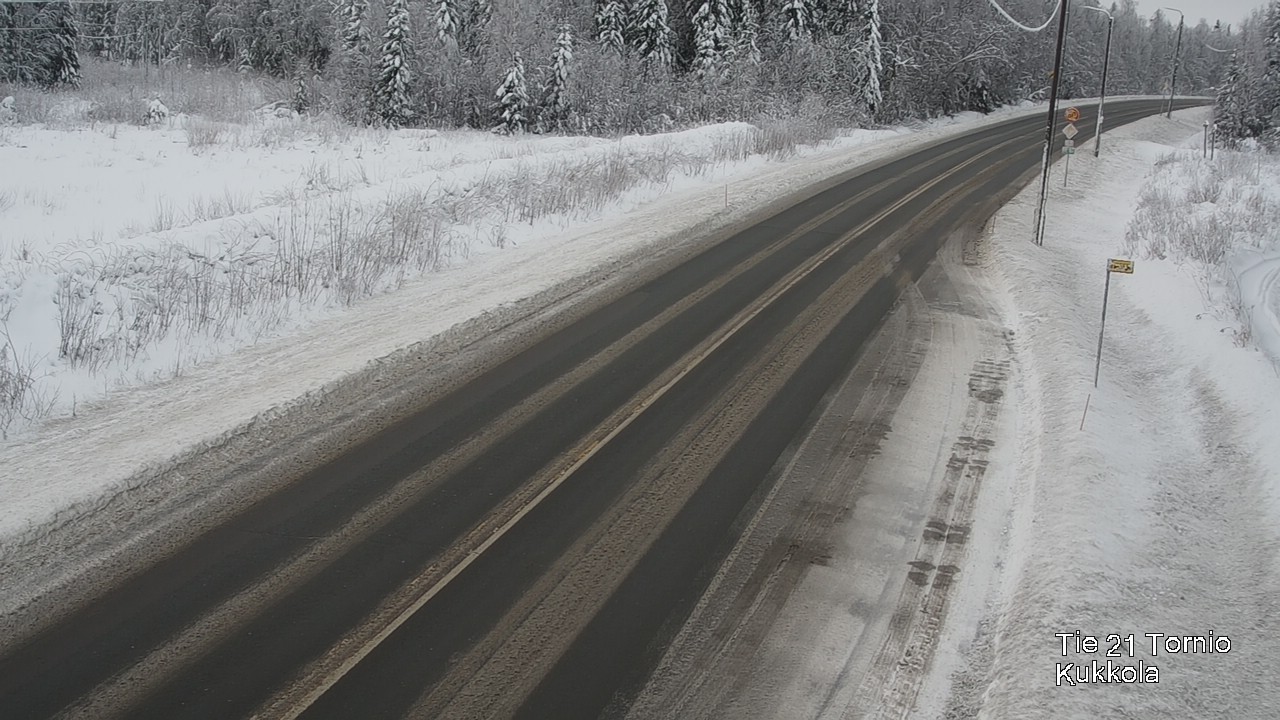 Weather Camera Image Road 21 Tornio, Kukkola, Tornio, Lappi