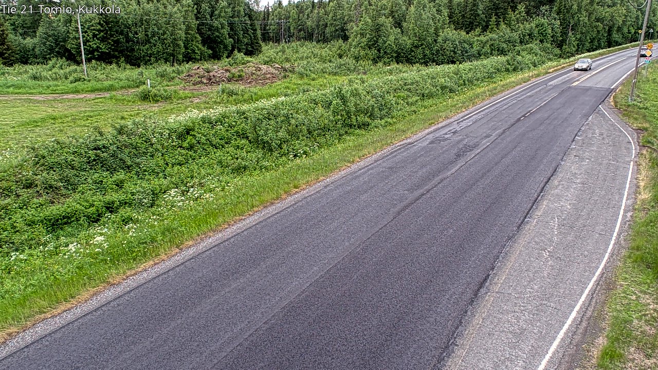 Kelikamerat Kuva Tie 21 Tornio, Kukkola, Tornio, Lappi