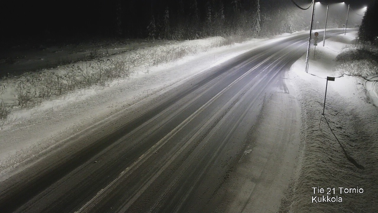 Weather Camera Image Road 21 Tornio, Kukkola, Tornio, Lappi