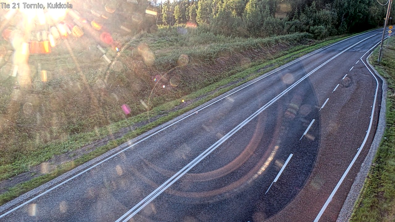 Kelikamerat Kuva Tie 21 Tornio, Kukkola, Tornio, Lappi