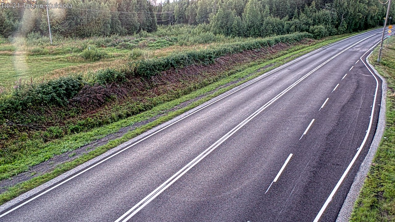 Kelikamerat Kuva Tie 21 Tornio, Kukkola, Tornio, Lappi