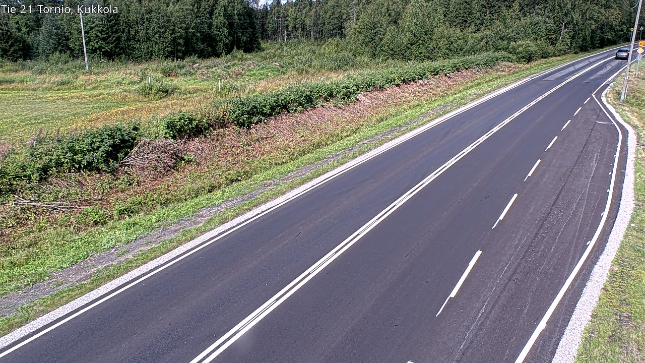 Kelikamerat Kuva Tie 21 Tornio, Kukkola, Tornio, Lappi