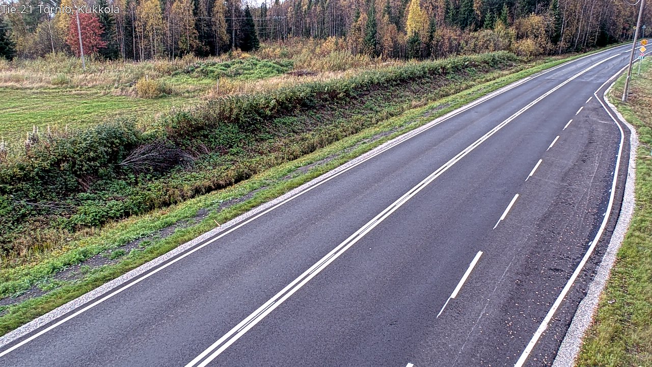 Kelikamerat Kuva Tie 21 Tornio, Kukkola, Tornio, Lappi