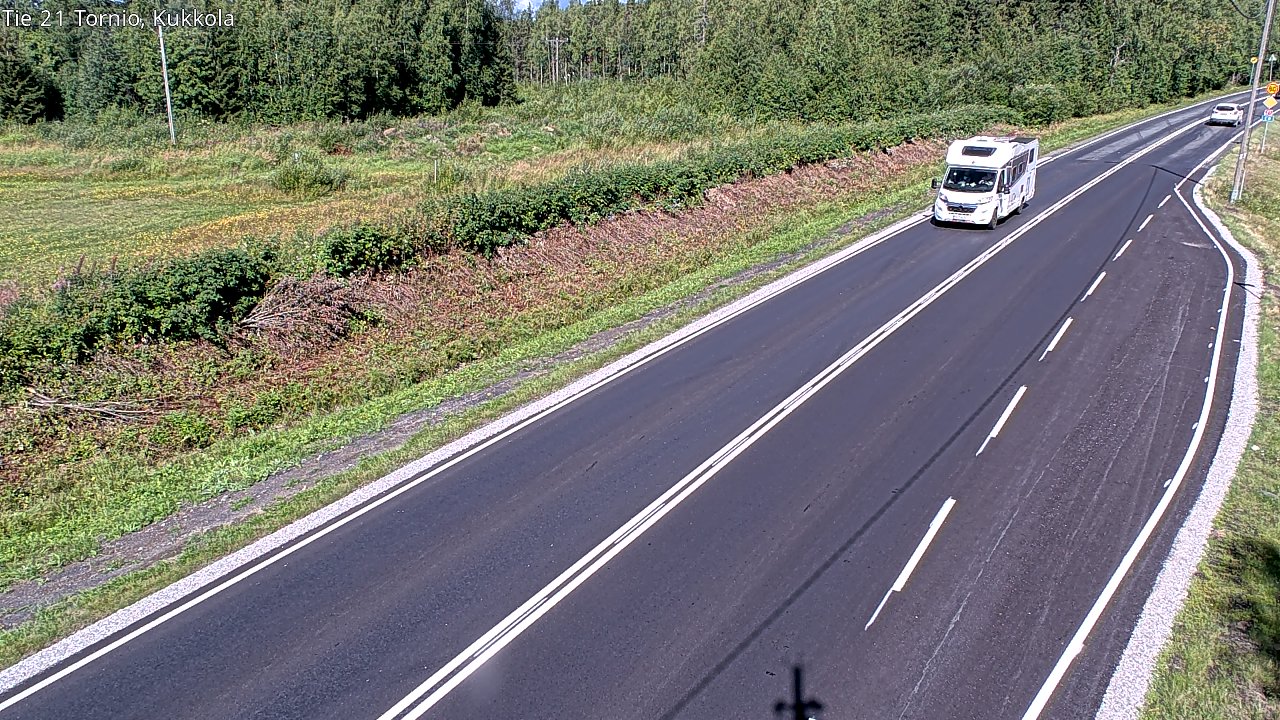 Kelikamerat Kuva Tie 21 Tornio, Kukkola, Tornio, Lappi