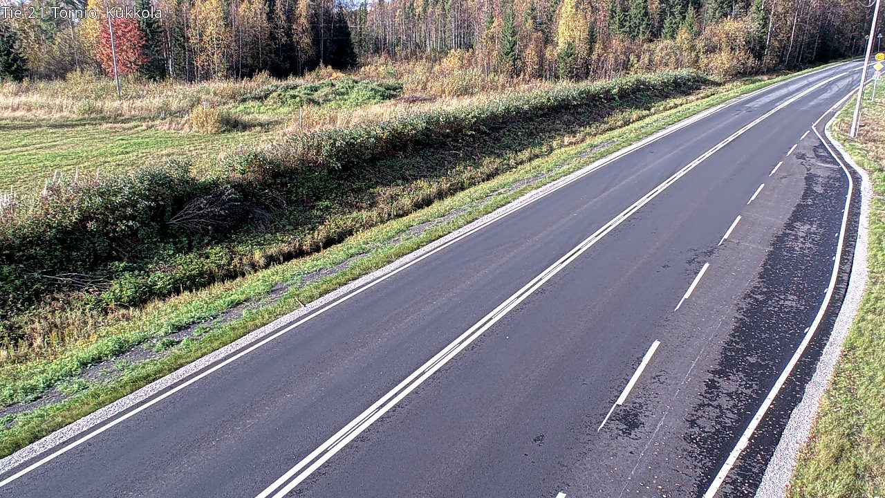 Kelikamerat Kuva Tie 21 Tornio, Kukkola, Tornio, Lappi