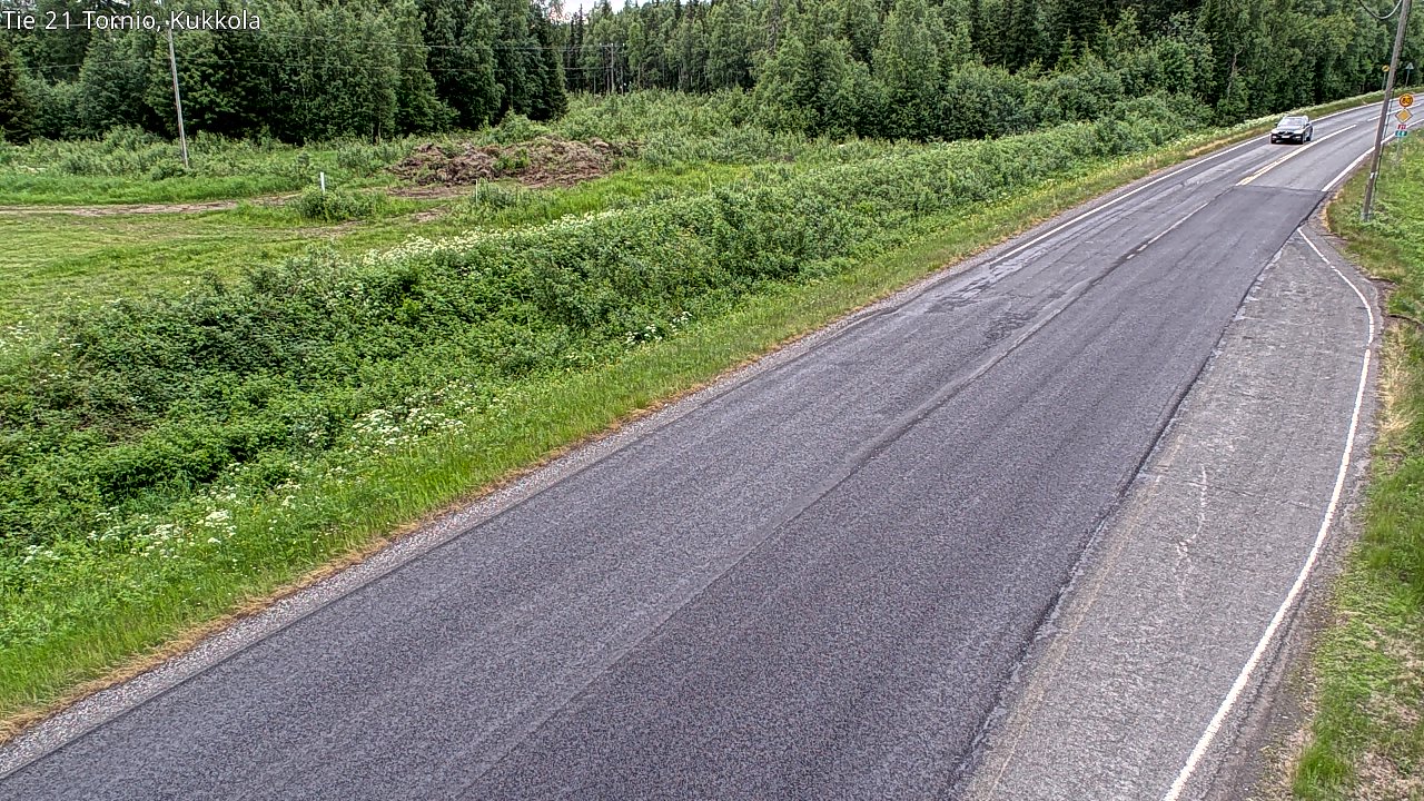 Kelikamerat Kuva Tie 21 Tornio, Kukkola, Tornio, Lappi