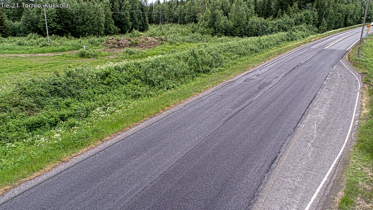 Kelikamerat Kuva Tie 21 Tornio, Kukkola, Tornio, Lappi
