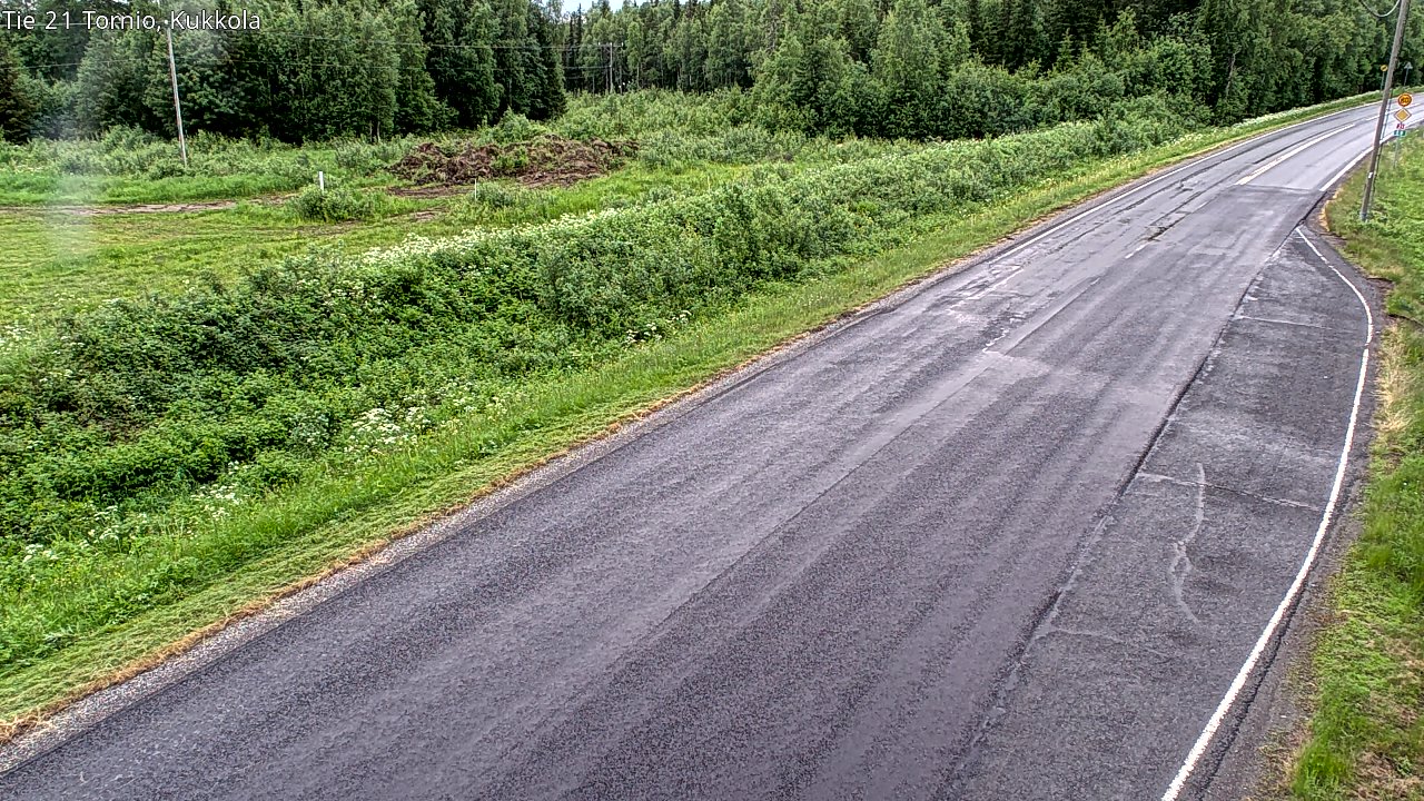 Kelikamerat Kuva Tie 21 Tornio, Kukkola, Tornio, Lappi