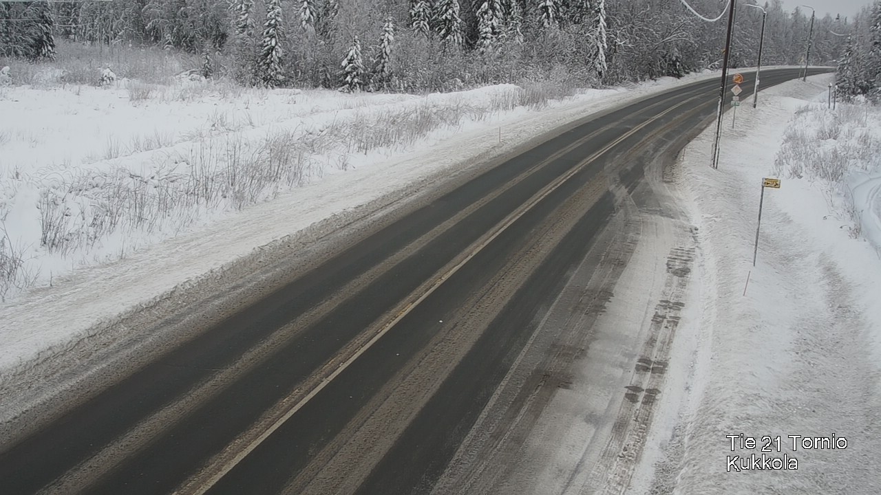 Weather Camera Image Road 21 Tornio, Kukkola, Tornio, Lappi