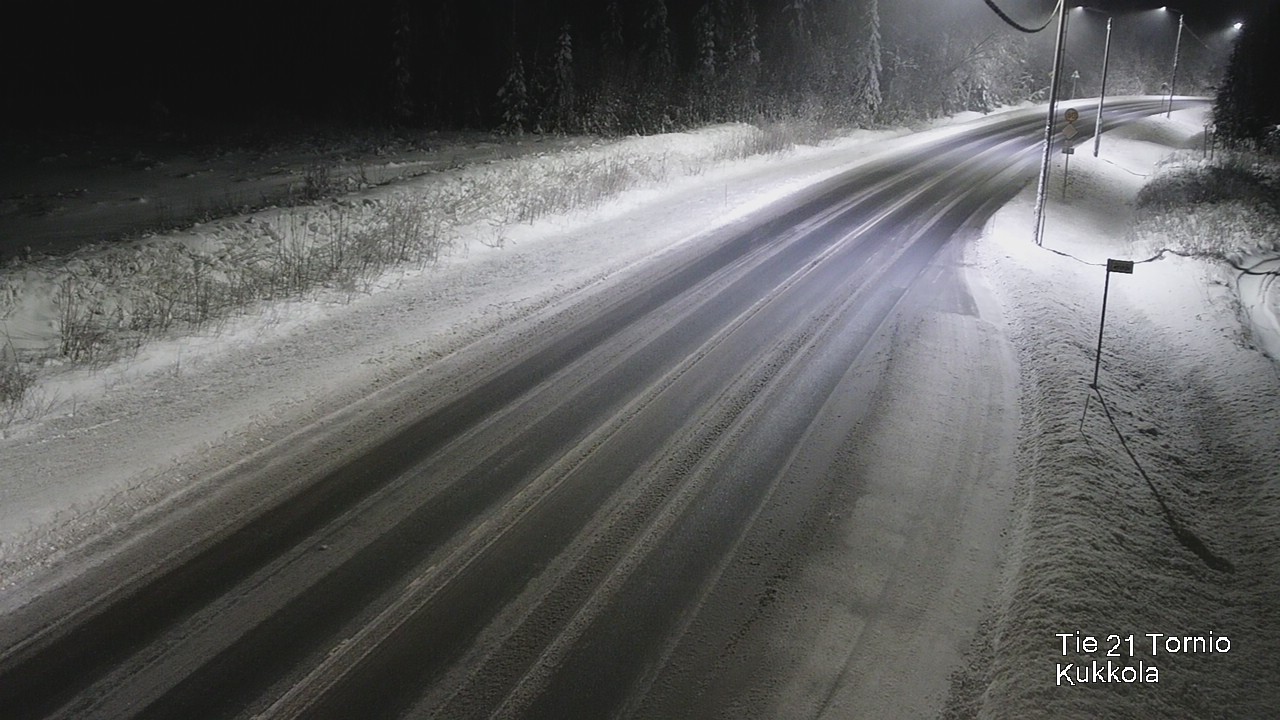Weather Camera Image Road 21 Tornio, Kukkola, Tornio, Lappi