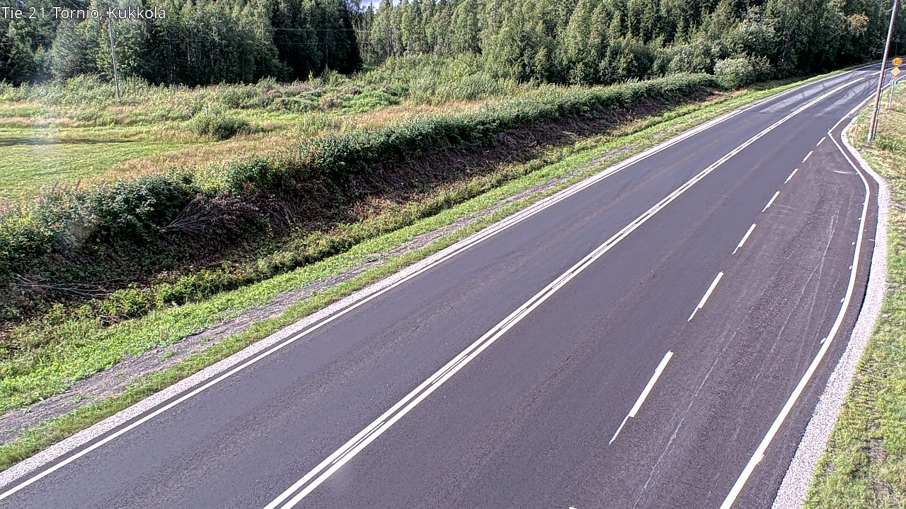 Kelikamerat Kuva Tie 21 Tornio, Kukkola, Tornio, Lappi