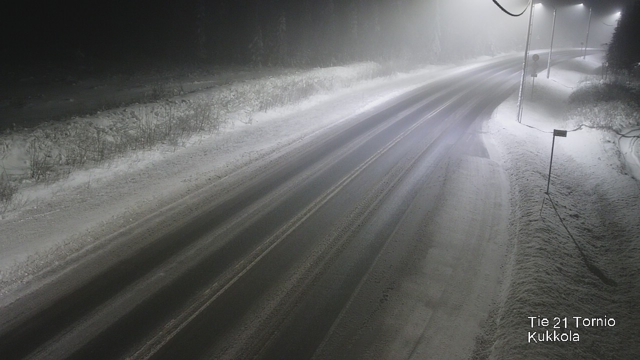 Weather Camera Image Road 21 Tornio, Kukkola, Tornio, Lappi