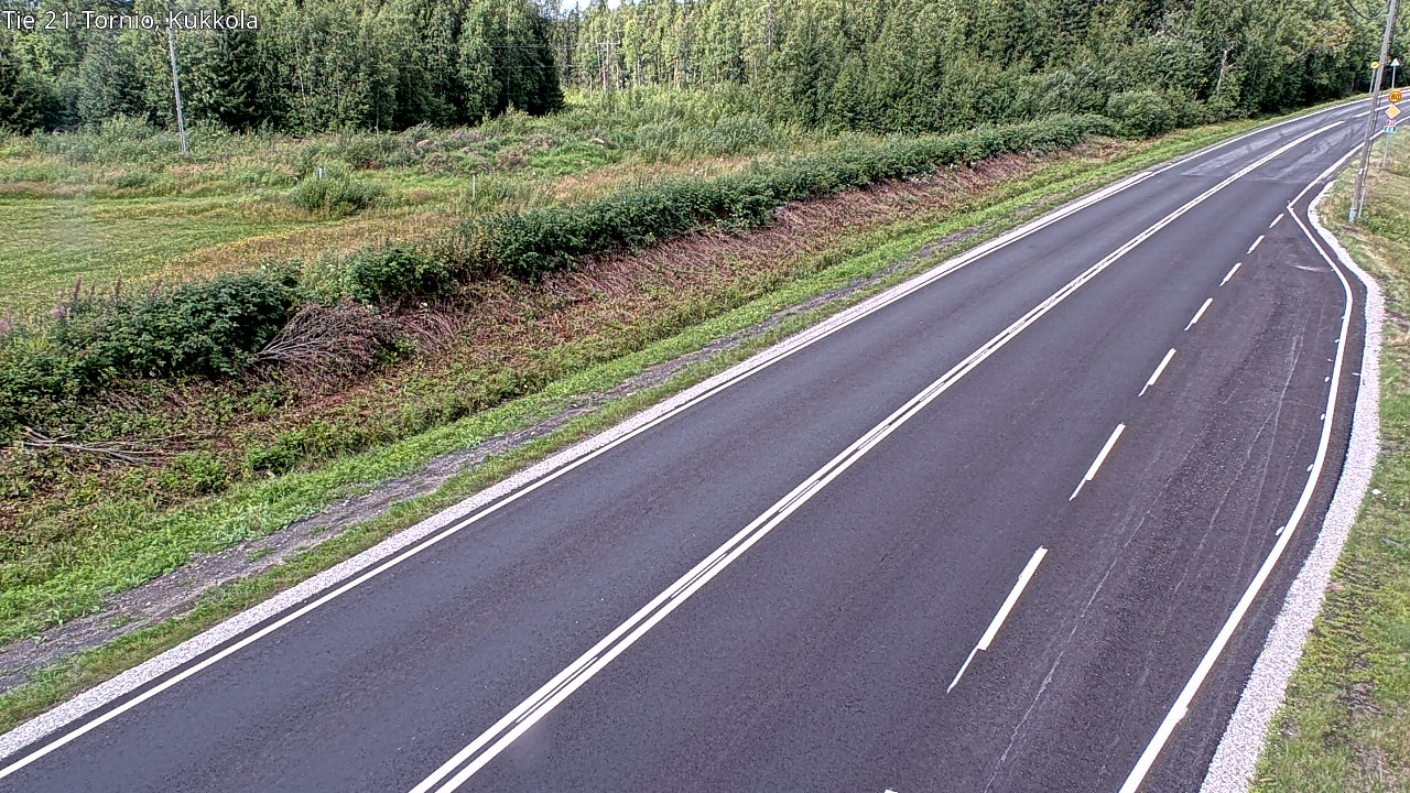 Kelikamerat Kuva Tie 21 Tornio, Kukkola, Tornio, Lappi