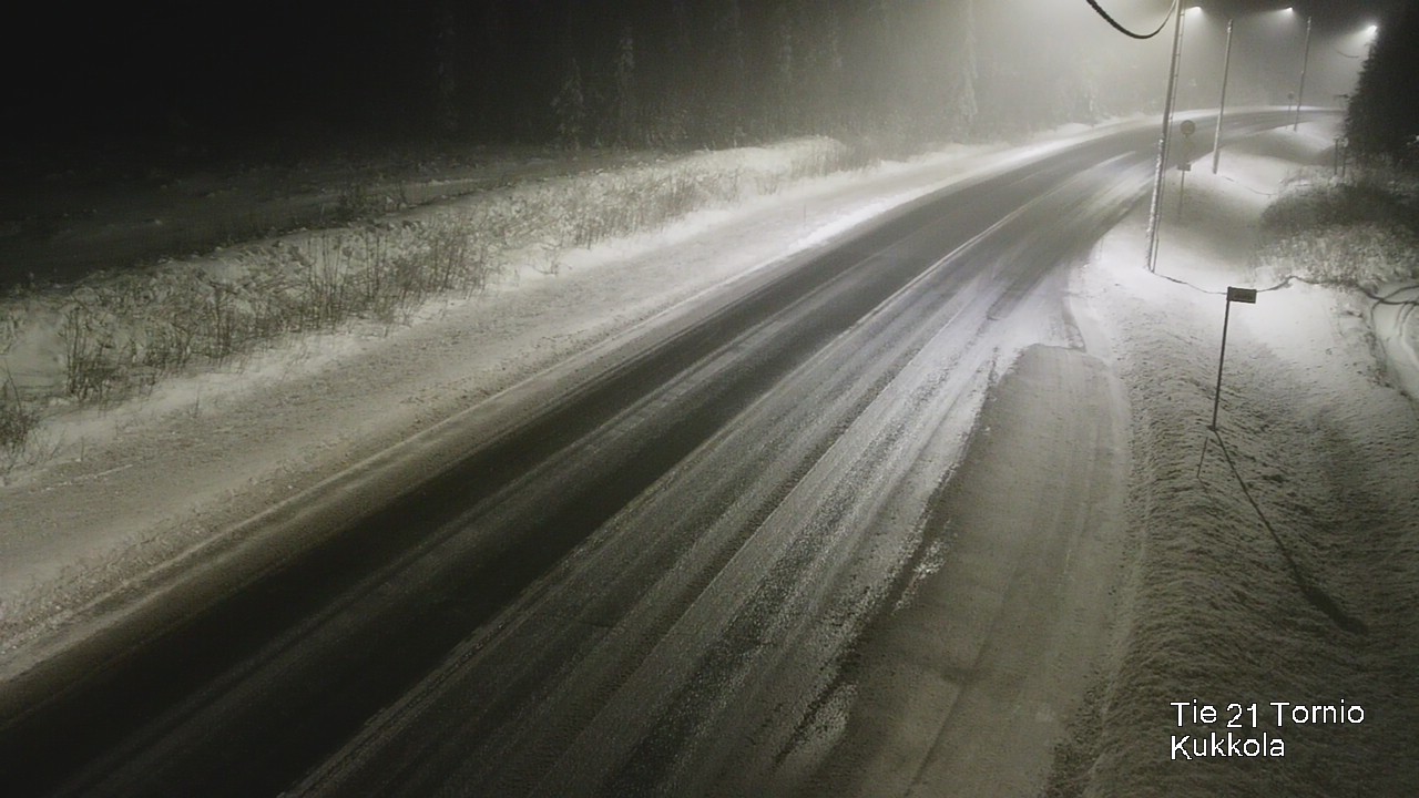 Weather Camera Image Road 21 Tornio, Kukkola, Tornio, Lappi
