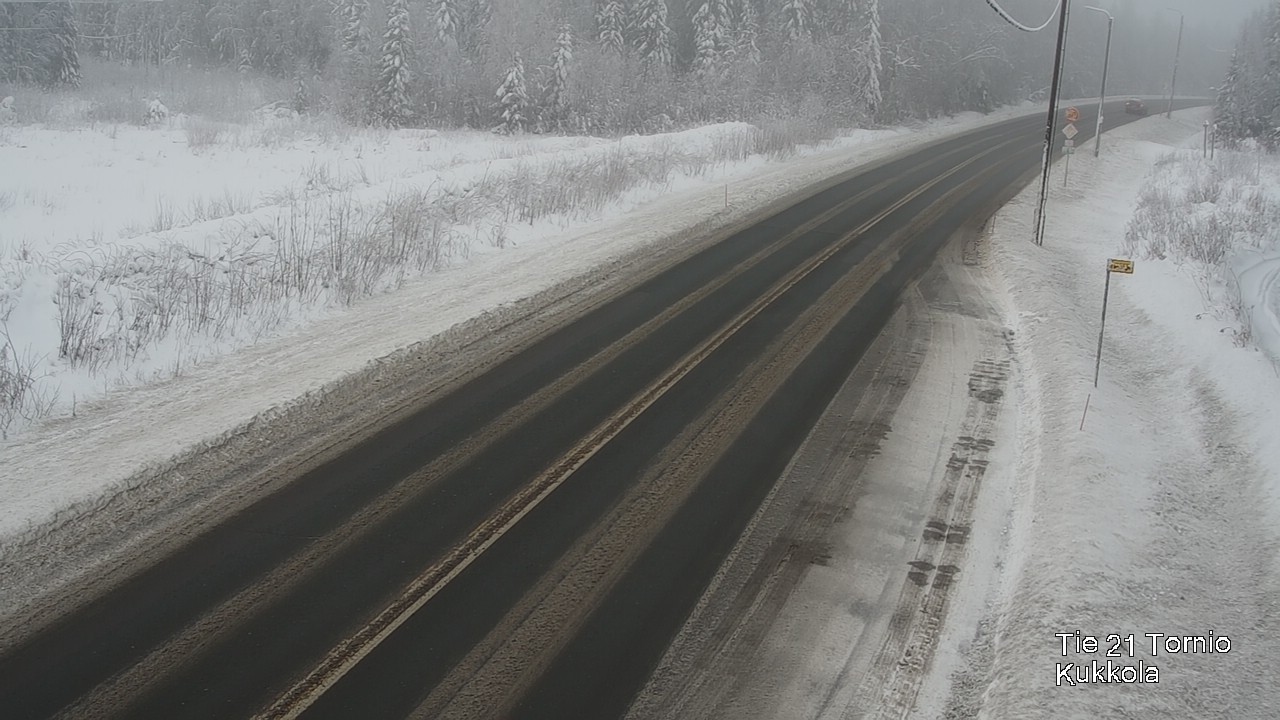 Weather Camera Image Road 21 Tornio, Kukkola, Tornio, Lappi