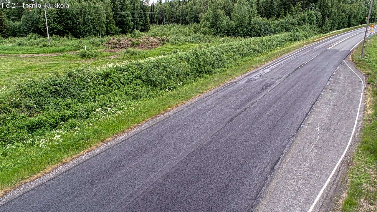 Kelikamerat Kuva Tie 21 Tornio, Kukkola, Tornio, Lappi