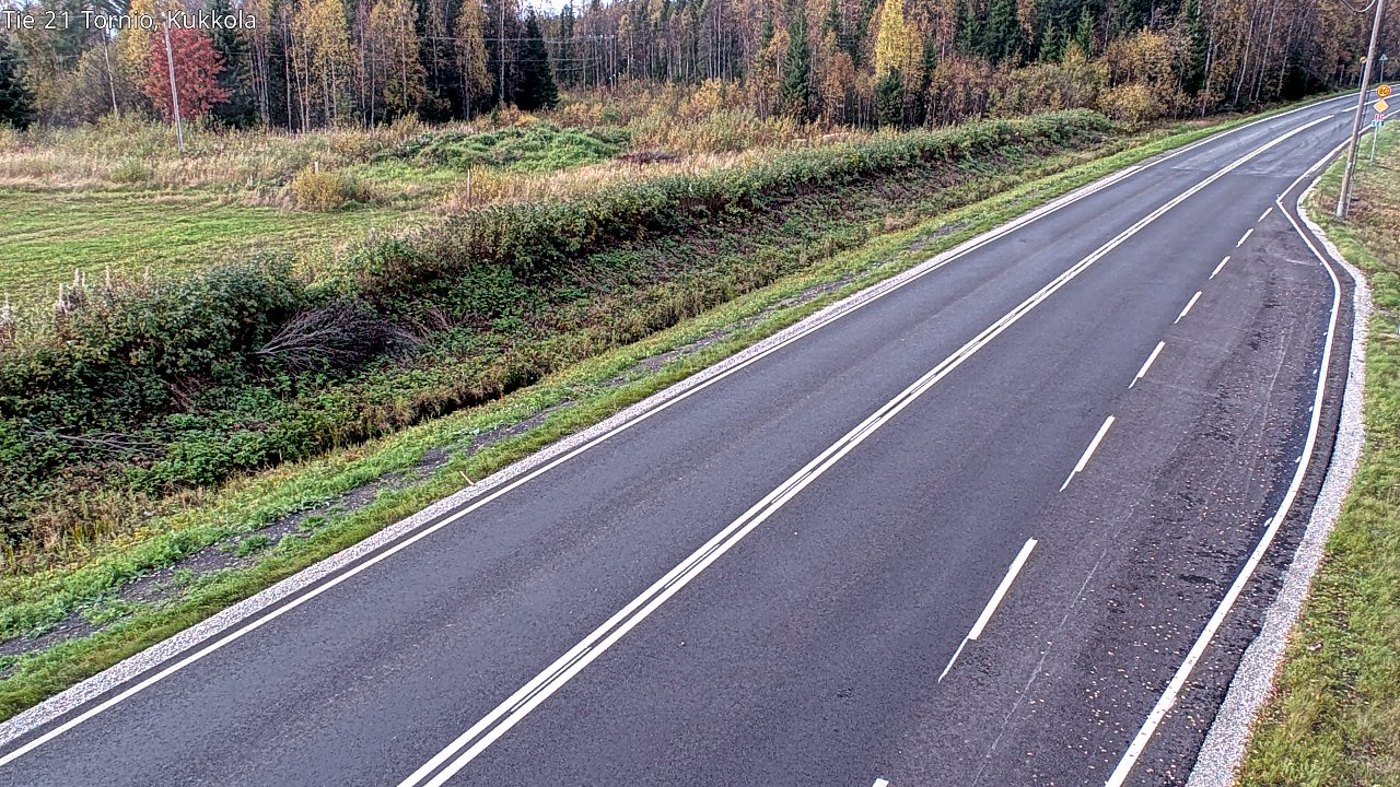 Kelikamerat Kuva Tie 21 Tornio, Kukkola, Tornio, Lappi