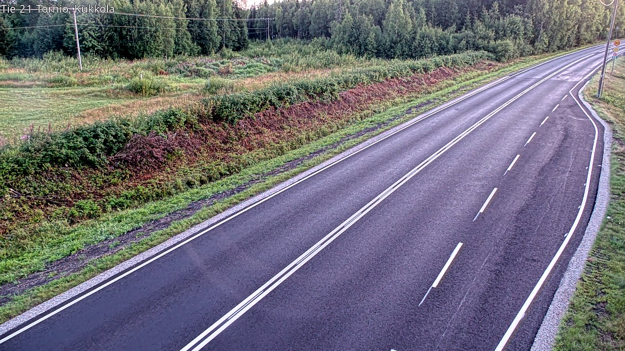 Kelikamerat Kuva Tie 21 Tornio, Kukkola, Tornio, Lappi