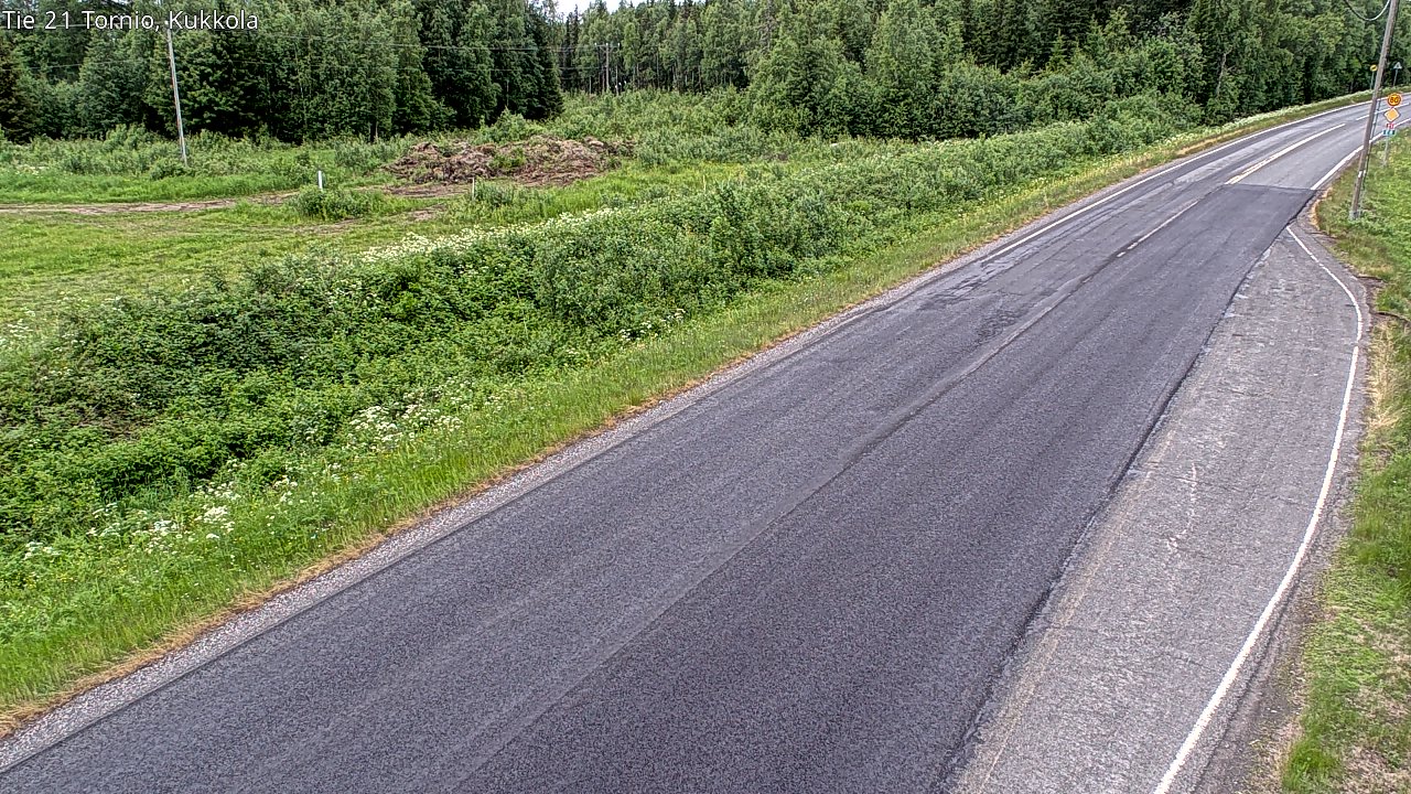 Kelikamerat Kuva Tie 21 Tornio, Kukkola, Tornio, Lappi